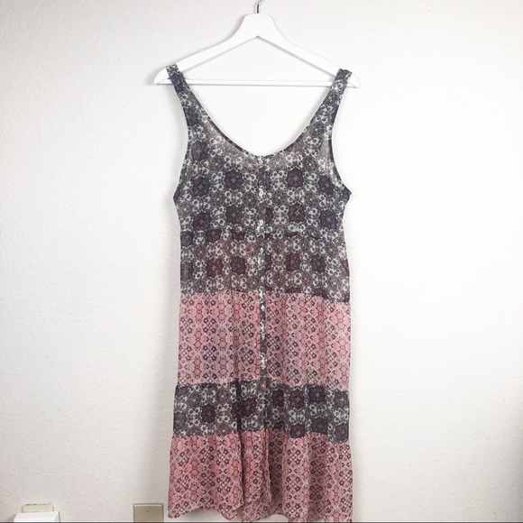 coco + Jaimeson Tops - Coco + Jaimeson button up blouse Semi sheer Size L